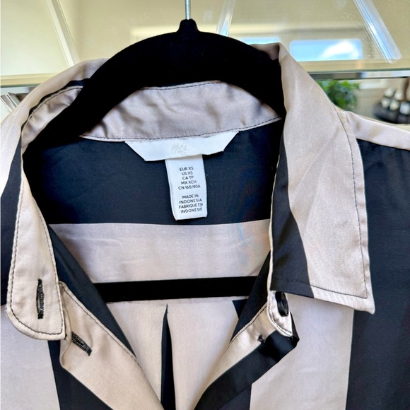 H&M Satin Stripe Blouse - Picture 7 of 7